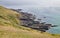 View of the cliffs and the sea at Noss Mayo in Devon