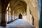 view of the cloister of the cathedral of bayonne