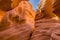 A view close to the entrance of Lower Antelope, Canyon, Page, Arizona