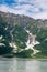 View close to the famous Hubbard Glacier in Alaska