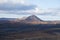 View close to the Volcano Hverfjall in Iceland. Tough nature and