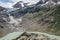 View closeup lake scenes in mountains, national park Switzerland, Europe