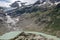 View closeup lake scenes in mountains, national park Switzerland, Europe