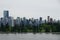 A view of Coal Harbor through Seawall Water Walk, Vancouver, Canada