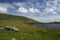 View of Coast of Dingle Peninsula from pasture.