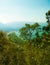 View on coast of Lake Prespa and Mountains of Galicica National Park, Macedonia