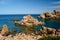 View of the coast between Li Cossi and Cala Tinnari