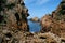 View of the coast between Li Cossi and Cala Tinnari