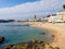 View of the coast from the medieval fortress of Villa Vella, Tos