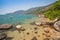 View of the coast of mountains and sea of ?Paraty - Rio de