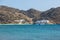 View of the coast at Mylopotas beach. Ios Island, Greece