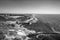 View of coast from Rosh Hanikra. Last point of the Israel sea border.