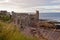 A view of the coast and St Andrews castle, Scotland