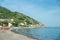 View of the coast of the Tyrrhenian Sea from Maiori, Amalfi Coast, Campania, Italy