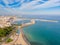 View of the coastline Costa Dourada, Catalonia, Spain