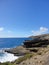 View of coastline from Makapu`u Lookout at Oahu Island, Hawaii