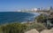 View of the coastline of Tel Aviv from old Jaffa