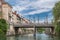 View of the Cobblers` Bridge, Ljubljana, Slovenia