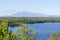 View from Cole Overlook across Salmon Stream Lake toward Mount K