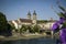 view of the Collegiale Notre Dame church of the city of Melun