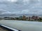 A view of the Colon, Panama skyline from the port with its apartments, condominiums and businesses