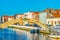 View of a colorful channel at Aveiro, Portugal