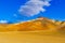 View of colorful mountain and desert in Reserva Nacional De Faun