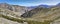 View of colorful mountains from the way to Ganda La Pass, Ladakh, India