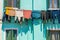 View of the colorful Venetian houses at the Islands of Burano