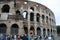 A view of Colosseo in Roma-Italy