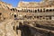 View of the Colosseum inside, Rome