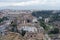 View of the Colosseum and Santi Luca e Martina.