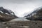 View of the Columbia Icefields in Jasper National Park