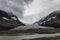 View of the Columbia Icefields in Jasper National Park
