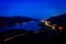 View of the Columbia River at night from Rowena Crest Overlook,