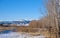 View of the Contental Divide in Colorado in Winter