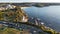 View of coogee Ocean Pool and beach in Sydney Australia