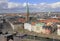 View of Copenhagen from the tower of Christiansborg palace