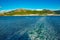 View of Corfu island from Ionian sea