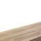 A view of the corner of a wooden table or corner of a wooden table on a white background