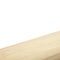 A view of the corner of a wooden table or corner of a wooden table on a white background