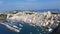 View of Corricella, on the island of Procida. Naples