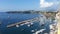 View of Corricella, on the island of Procida. Naples