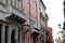 View of the Corso Palladio Vicenza in Veneto (Ital