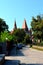 View of the Corvin`s Castle in Hunedoara, the residence of the romanian king of Transylvania, Iancu of Hunedoara