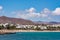 View of Costa Teguise, a touristic resort on Lanzarote island