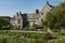 View of Cotehele House and garden