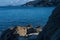 View from Coti Piane, the cliffs of Capo Sant`Andrea in Elba island, Italy