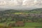 View cotswold countryside , selsley, Gloucestershire, England. cotswolds