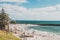 View of Cottesloe beach, one of the most popular beaches near Perth with white sand and turqoise waters of the Indian Ocean